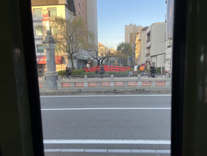 鉄道乗車記録の写真:車窓・風景(1)        「はりまや橋」