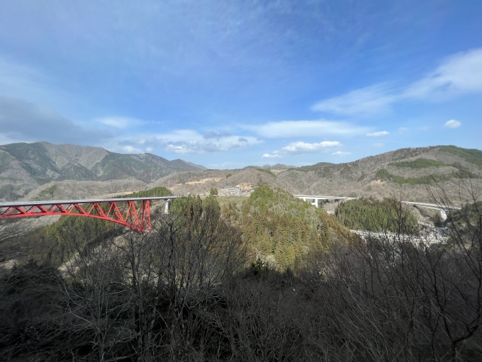 鉄道乗車記録の写真:車窓・風景(1)        「三井野大橋とおろちループ」