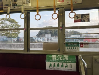 十日市町停留場から広島港（宇品）停留場の乗車記録(乗りつぶし)写真