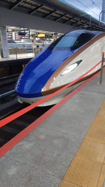 東京駅から糸魚川駅の乗車記録(乗りつぶし)写真