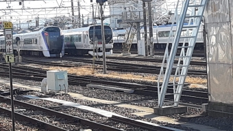 松本駅から新宿駅の乗車記録(乗りつぶし)写真