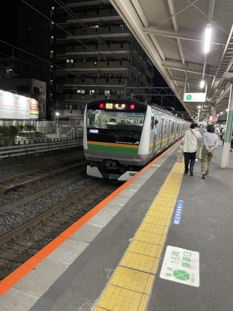 大宮駅から桶川駅の乗車記録(乗りつぶし)写真