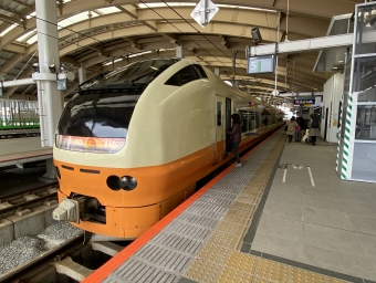 新潟駅から秋田駅の乗車記録(乗りつぶし)写真