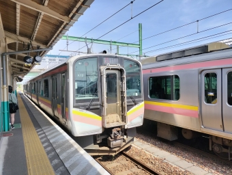 吉田駅から弥彦駅の乗車記録(乗りつぶし)写真