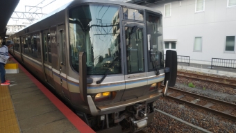 草津駅から京都駅の乗車記録(乗りつぶし)写真