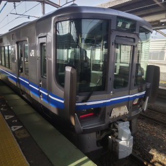 近江今津駅から敦賀駅の乗車記録(乗りつぶし)写真