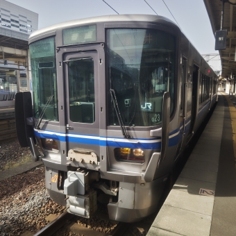 敦賀駅から福井駅の乗車記録(乗りつぶし)写真