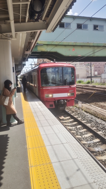 神宮前駅から弥富駅の乗車記録(乗りつぶし)写真