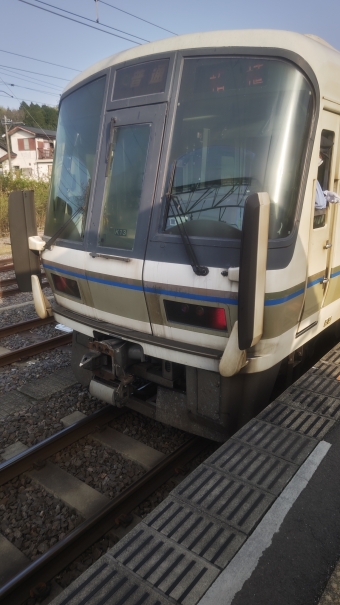 柘植駅から京都駅の乗車記録(乗りつぶし)写真