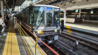 大阪駅から近江塩津駅の乗車記録(乗りつぶし)写真