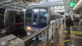大阪駅から鷹取駅の乗車記録(乗りつぶし)写真