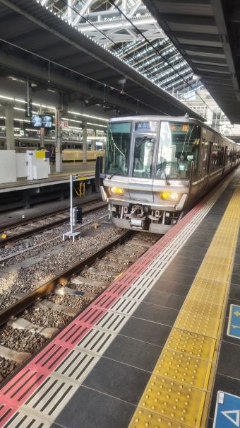 大阪駅から米原駅の乗車記録(乗りつぶし)写真