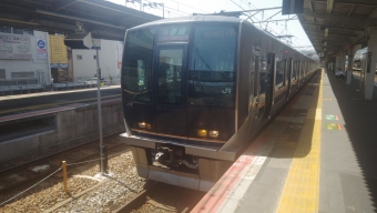 西明石駅から松井山手駅の乗車記録(乗りつぶし)写真
