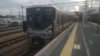網干駅から須磨駅の乗車記録(乗りつぶし)写真