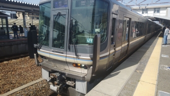 野洲駅から京都駅の乗車記録(乗りつぶし)写真