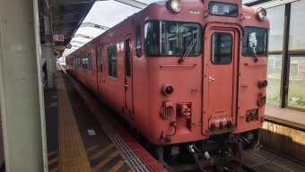 鳥取駅から豊岡駅の乗車記録(乗りつぶし)写真