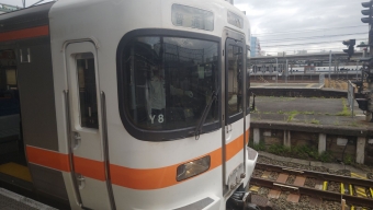 豊橋駅から金山駅の乗車記録(乗りつぶし)写真