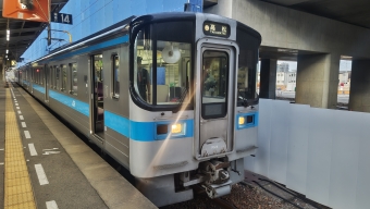松山駅から観音寺駅の乗車記録(乗りつぶし)写真