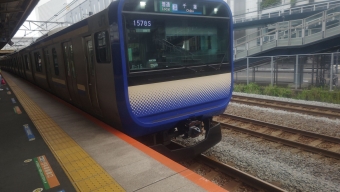 戸塚駅から武蔵小杉駅の乗車記録(乗りつぶし)写真