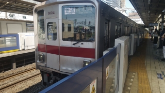 川越駅から新木場駅の乗車記録(乗りつぶし)写真