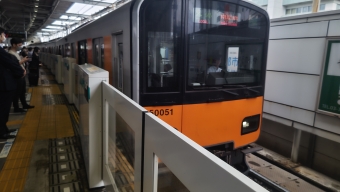 二子玉川駅から三軒茶屋駅の乗車記録(乗りつぶし)写真