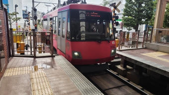 三軒茶屋駅から下高井戸駅の乗車記録(乗りつぶし)写真