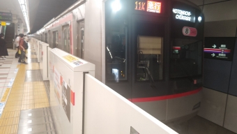 日吉駅から馬車道駅の乗車記録(乗りつぶし)写真