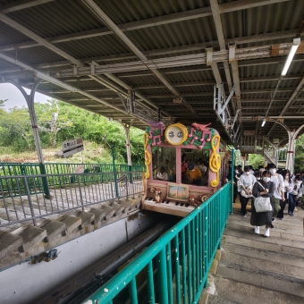 生駒山上駅から鳥居前駅の乗車記録(乗りつぶし)写真