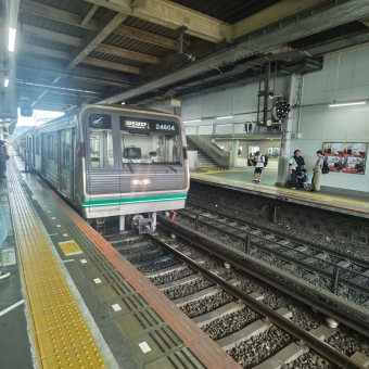 生駒駅からコスモスクエア駅の乗車記録(乗りつぶし)写真