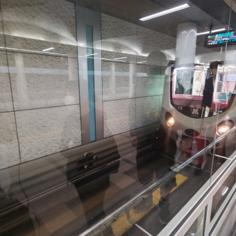 コスモスクエア駅から住之江公園駅の乗車記録(乗りつぶし)写真
