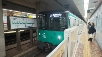 新神戸駅から新長田駅の乗車記録(乗りつぶし)写真