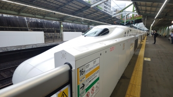 新神戸駅から新横浜駅の乗車記録(乗りつぶし)写真