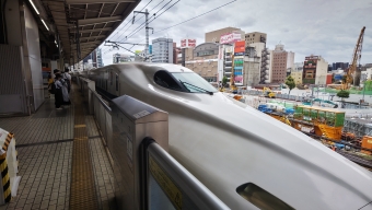 名古屋駅から新神戸駅の乗車記録(乗りつぶし)写真