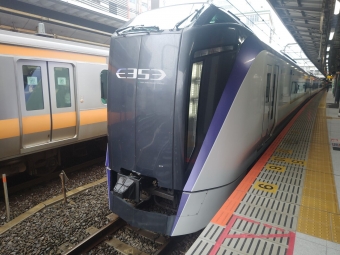 新宿駅から塩尻駅の乗車記録(乗りつぶし)写真