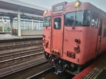 鳥取駅から浜坂駅の乗車記録(乗りつぶし)写真