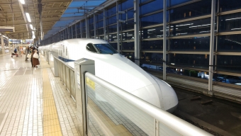 京都駅から新神戸駅の乗車記録(乗りつぶし)写真