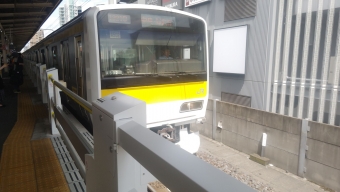 小岩駅から中野駅の乗車記録(乗りつぶし)写真