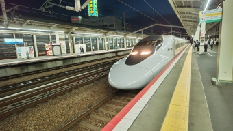 姫路駅から新神戸駅の乗車記録(乗りつぶし)写真