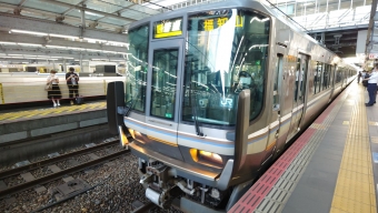 大阪駅から福知山駅の乗車記録(乗りつぶし)写真