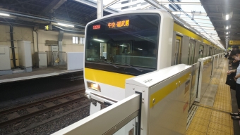 浅草橋駅から荻窪駅の乗車記録(乗りつぶし)写真