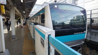 秋葉原駅から鶴見駅の乗車記録(乗りつぶし)写真