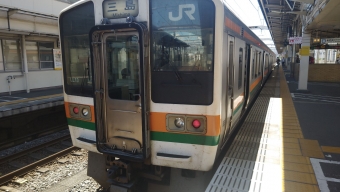 静岡駅から沼津駅の乗車記録(乗りつぶし)写真