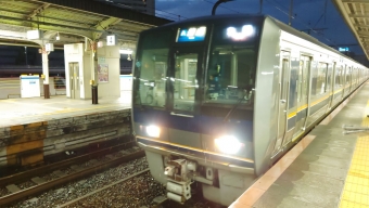 神戸駅から京都駅の乗車記録(乗りつぶし)写真