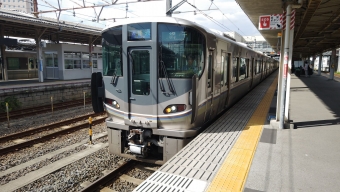 米原駅から京都駅の乗車記録(乗りつぶし)写真