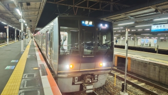 西明石駅から須磨海浜公園駅の乗車記録(乗りつぶし)写真