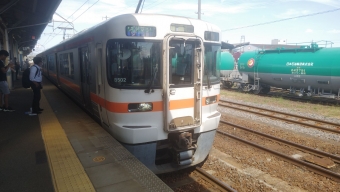 四日市駅から亀山駅の乗車記録(乗りつぶし)写真
