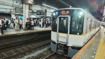 鶴橋駅から尼崎駅の乗車記録(乗りつぶし)写真