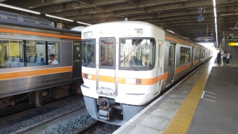 豊橋駅から岐阜駅の乗車記録(乗りつぶし)写真