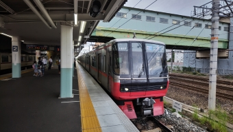 神宮前駅から須ヶ口駅の乗車記録(乗りつぶし)写真