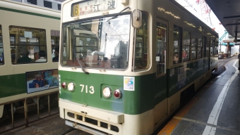 広島駅停留場から江波停留場:鉄道乗車記録の写真
